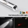 BH Cat Chaser Toy Latarka 2 w 1 Funny Pet Interactive LED Light Training Tool Akcesoria do narzędzi