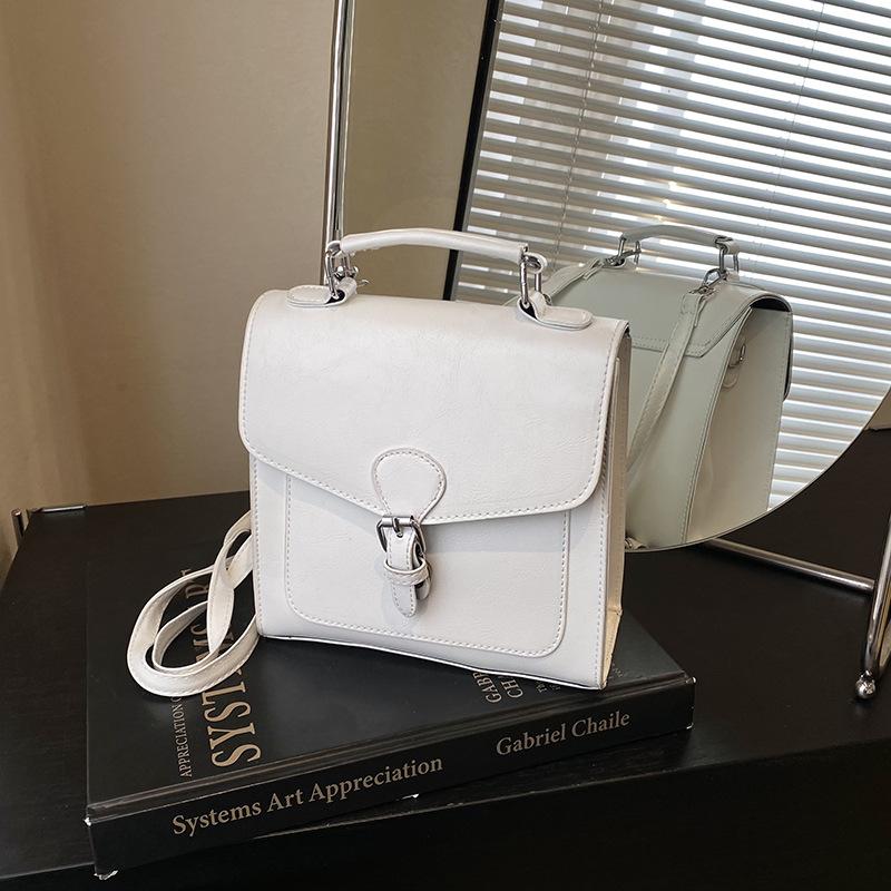 

Осенью и зимой популярный дневной корейский стиль колледжа ретро портативная маленькая квадратная сумка для женщин-студенток рюкзак в иностранном стиле