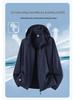Ice Silk Sun Protection Jacket for Couples - Detachable, Cooling, UV Protection, Breathable