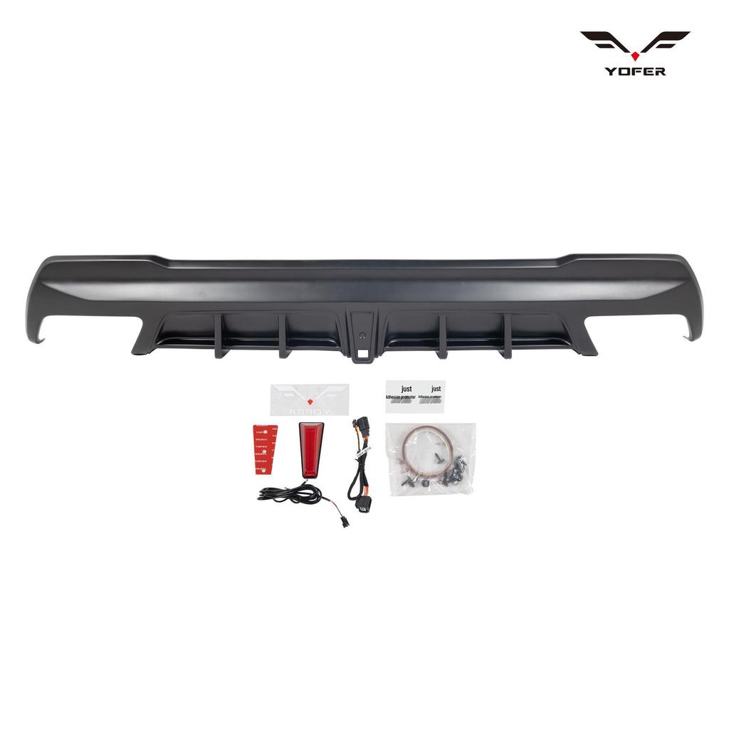 Honda CRV YOFER Body Kit: Starry Night Front Lip, Side Skirt, Rear Lip, Rear Spoiler, Rear Corner.