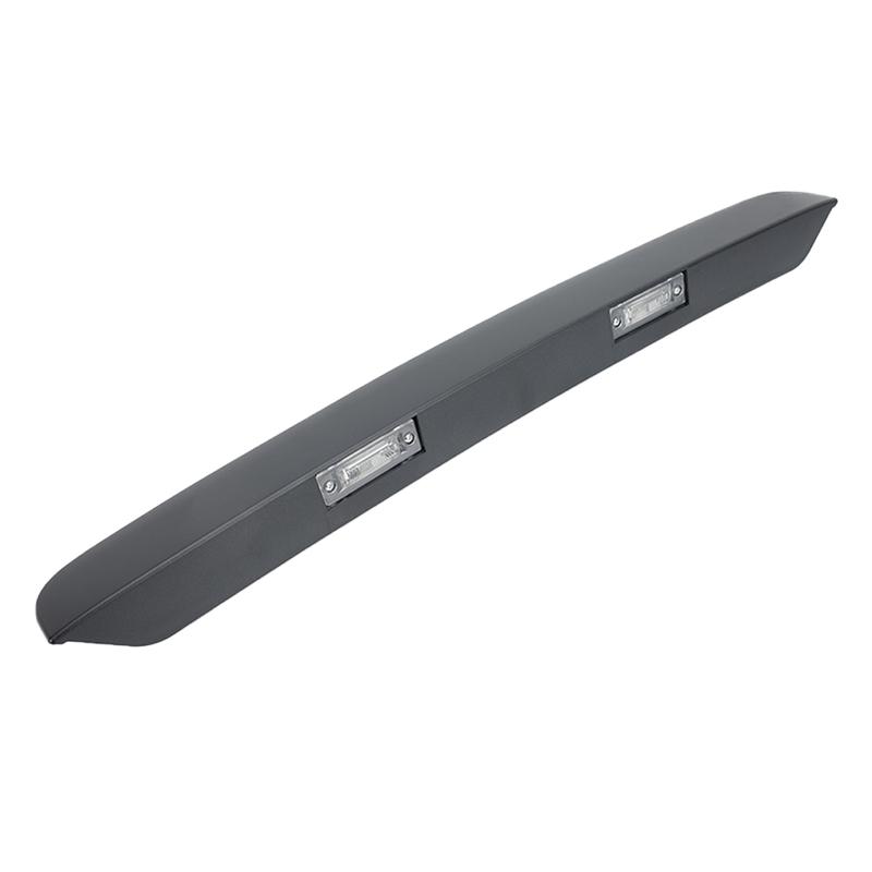 Tail Door Handle Lid Cover Trim Strip with Light For VW Transporter T5 2003-2015 7E0827329F Car Rear Trunk Number Plate Housing