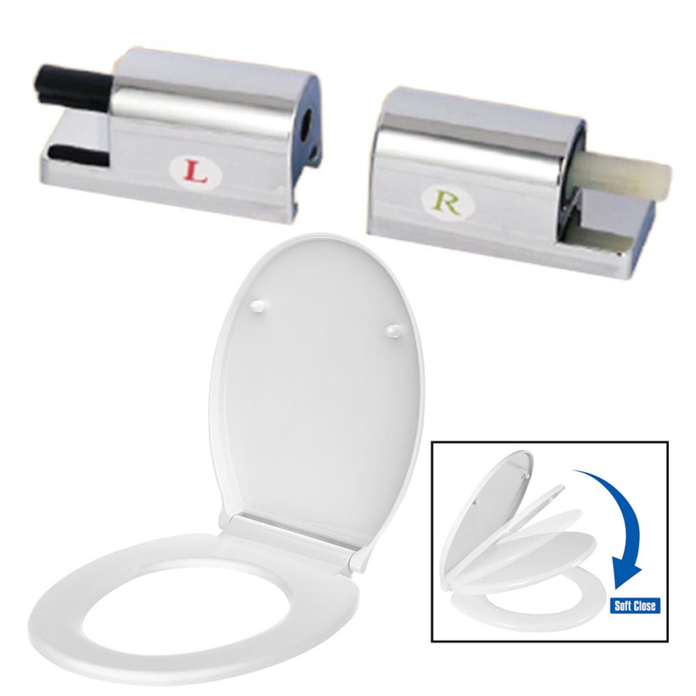 Contemporary Toilet Hinges Set Plumbing Top Fixing Method