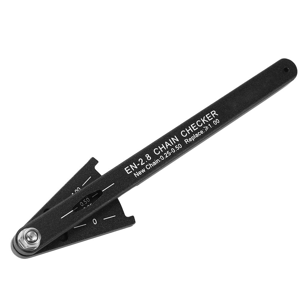 Chain Wear Indicator Tool Aluminum Alloy Lightweight CNC Anodized Design for Bike Chain Checker Tool