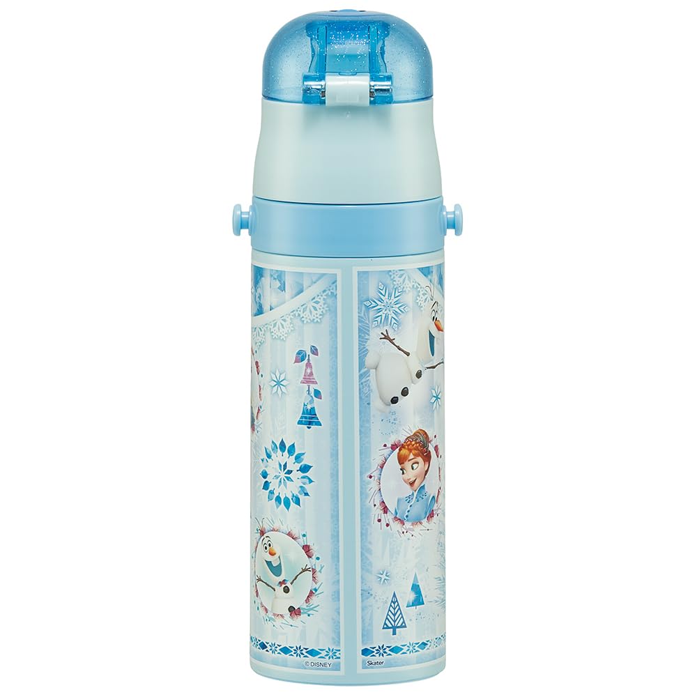 Skater Stainless Steel Water Bottle Direct Drinking 470ml Disney Frozen 24 Lightweight Type Cold Storage Waterbottle Sports Bottle Cute Kids Children