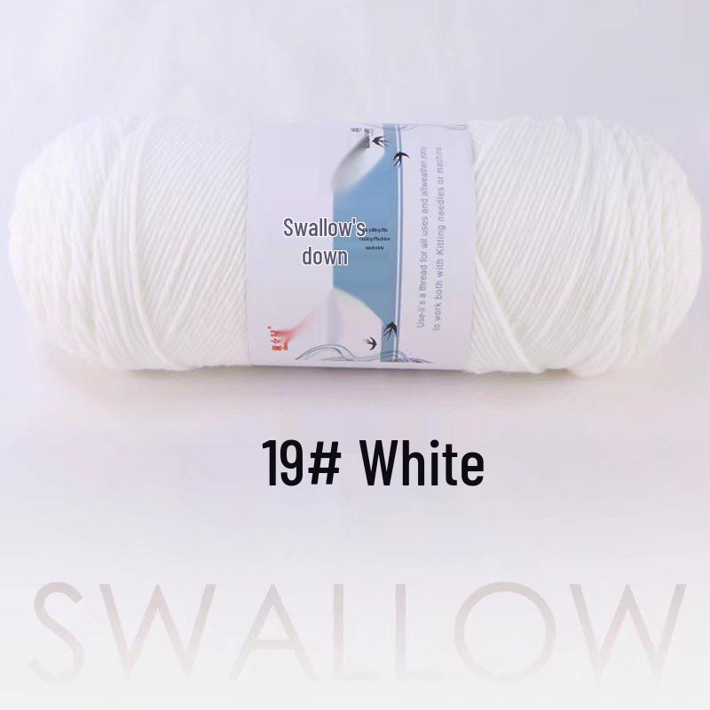 Large Skein 5-Ply Milk Cotton Yarn: Luxurious Plush for Doll Making & Seat Cushions, Available in 80 Colors