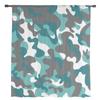 Aqua Camouflage Abstrakte Transparente Vorhänge zur Wohnzimmerdekoration Fenstergardinen für die Küche Tüll Voile Organza Vorhänge