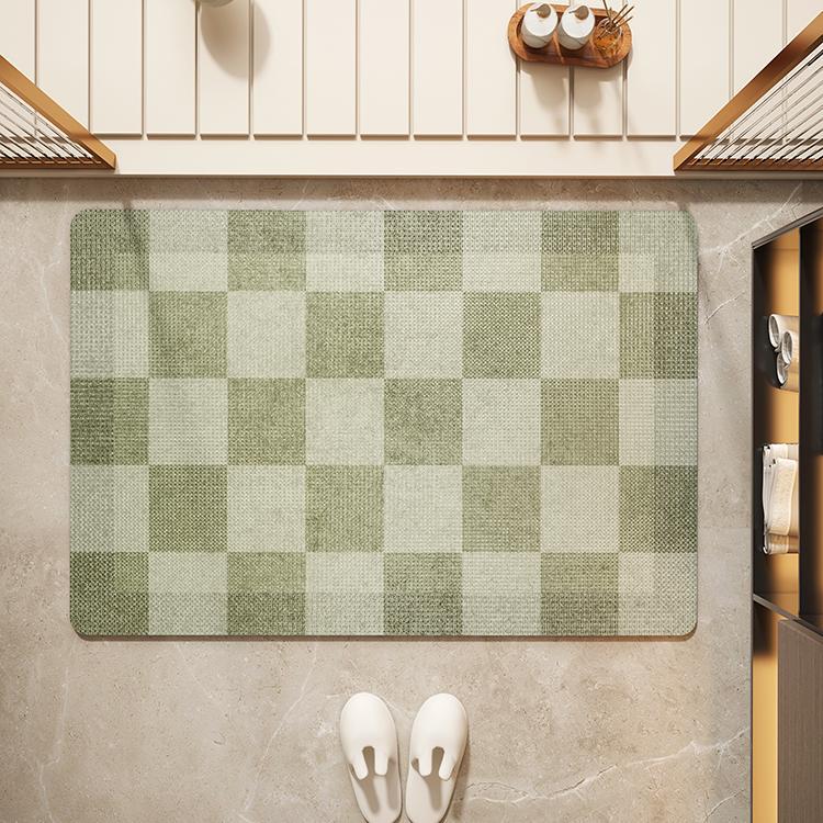 Bathroom Absorbent Mat Kitchen Mat Bathroom Foot Mat Quick Drying Bathroom Absorbent Floor Mat