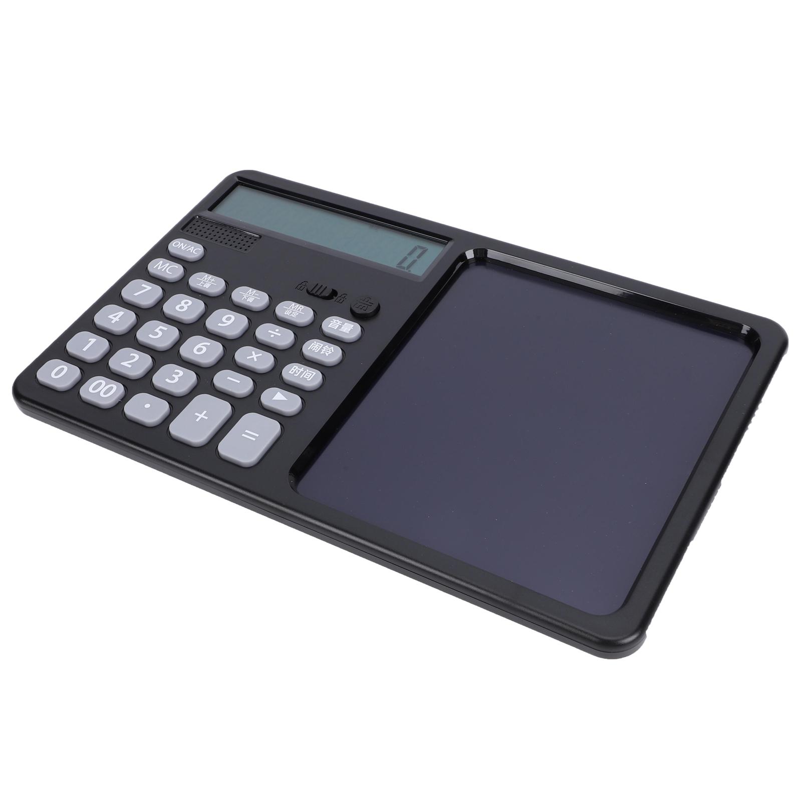 

Multifunctional Talking Calculator Rechargble 12 Digits Large Display Calculator with Notepad NaBig Sensitive Keys for School Business Work