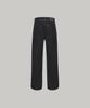 Ainpeullanjin Velvet Denim Set-Up Pants (Black)