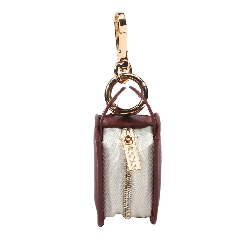 Portable Mini PU Jewelry Box Minimalist Gifts Jewelry Storage Case Keychain Travel Bag Pendant Bag Accessories