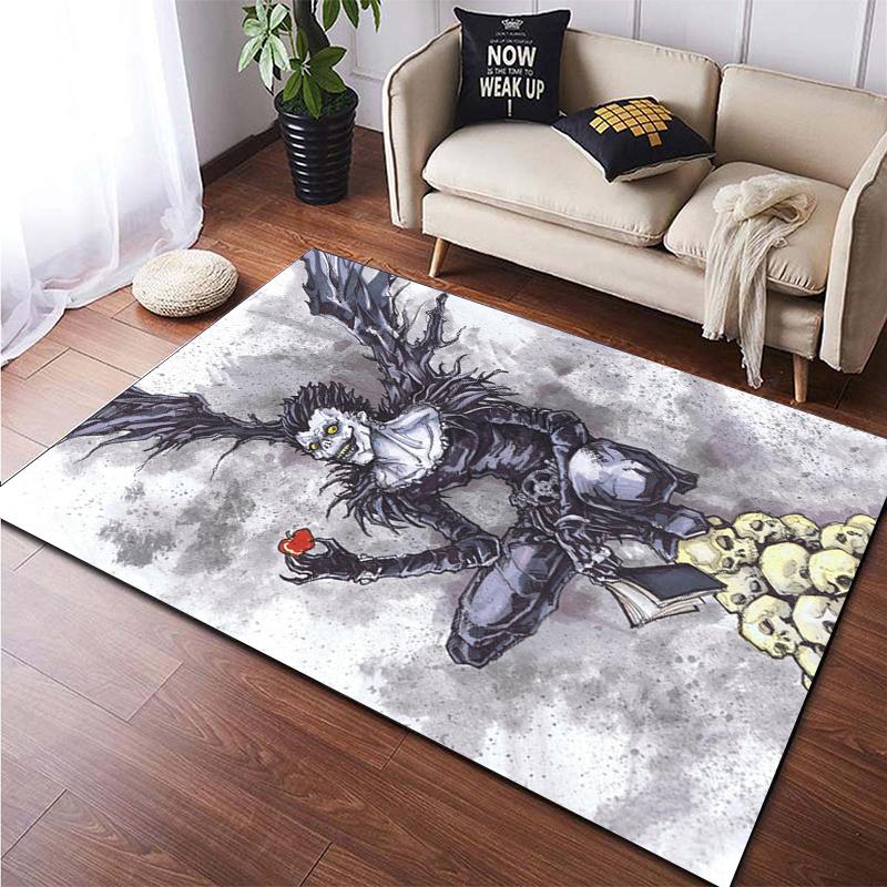 Death Note Gebied Tapijt Grote Tapijt Tapijt Voor Woonkamer Kid Slaapkamer Decoratie Kinderen Spelen Floor Mat Comic Anti-Slip