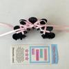 Versatile Acrylic Hair Claw Ballet Style Ribbon Tie Bowknot Acetate Claw Clips Stylish Headwear Hair Accessory for Women