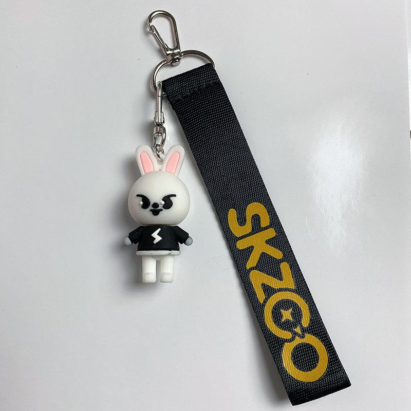Porte-clés Acrylique Stray Kids SKZOO - Édition 5ème Anniversaire - Choix Hyunjin, Felix Et Autres Membres - 11
