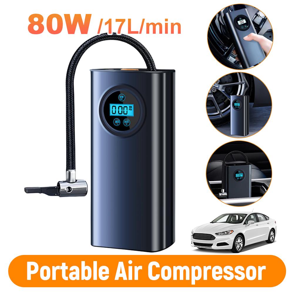 

Car Tyre Inflator Rechargeable High Precision Portable Air Pump with Digital Pressure Gauge 1500mAh for Car Motorcycle Bike Ball China Mainland
