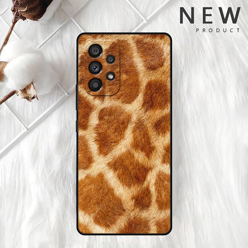 Tiger Leopard Print Case For Samsung Galaxy A54 A52 A14 5G A53 A12 A13 A71 A23 A34 A33 A21s Phone Cover