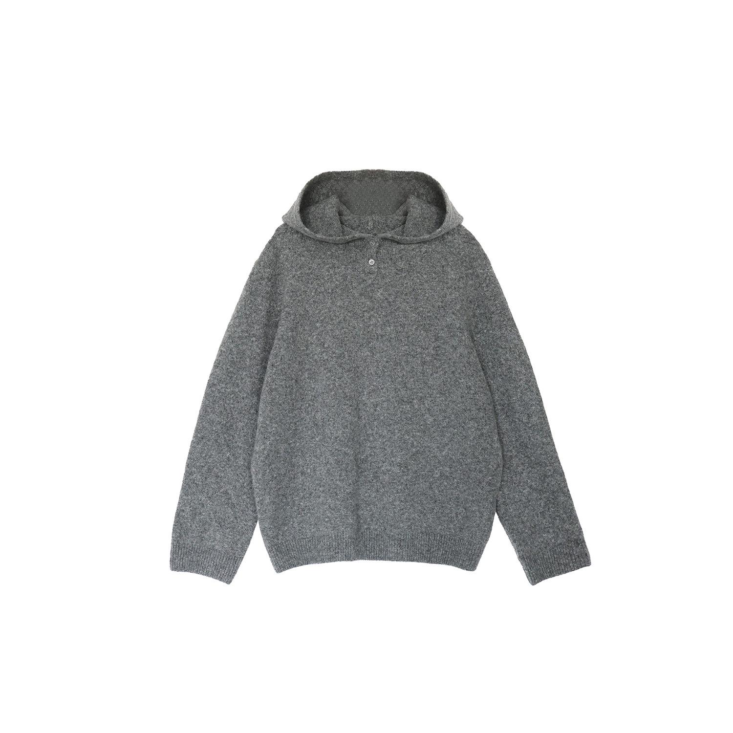 

Plus Size Women s Hooded Sweater: Casual, Loose, and Stylish Multi-Color Top for Autumn & Winter XL (60-80kg) світло-сірий колір