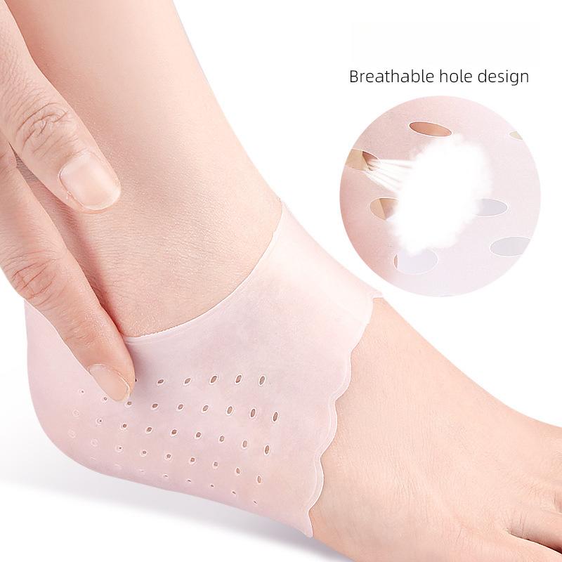 Thin Lace Heel Cover, Heel Protector, Anti-dry Heel, Women's Foot Anti-cover SEBS Heel Socks