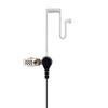 Mushroom-tipped  Acoustic Tube Earpiece, Discreet  Earphone with PTT Mic,  Y Plug for Vertex/Yaesu