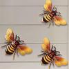 Bee Home Decor Metal Bee Wall Decor 3X Metal Decorations For Nursery Bathroom Kitchen Weather-Resistant Rust-Proof Sculptures