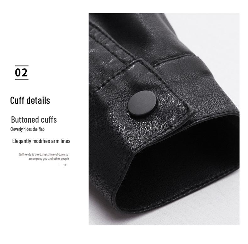 Women's PU Leather Jacket - Spring/Autumn 2025 Stylish & Versatile XG9972