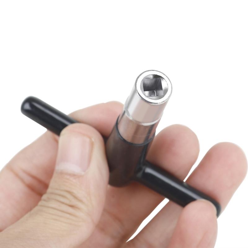 Adjusting Wrench Zinc Alloy T-Shaped Square Hole Wrench Drum Key Percussions Instrument Adjustment Tool Drum Tunings Key
