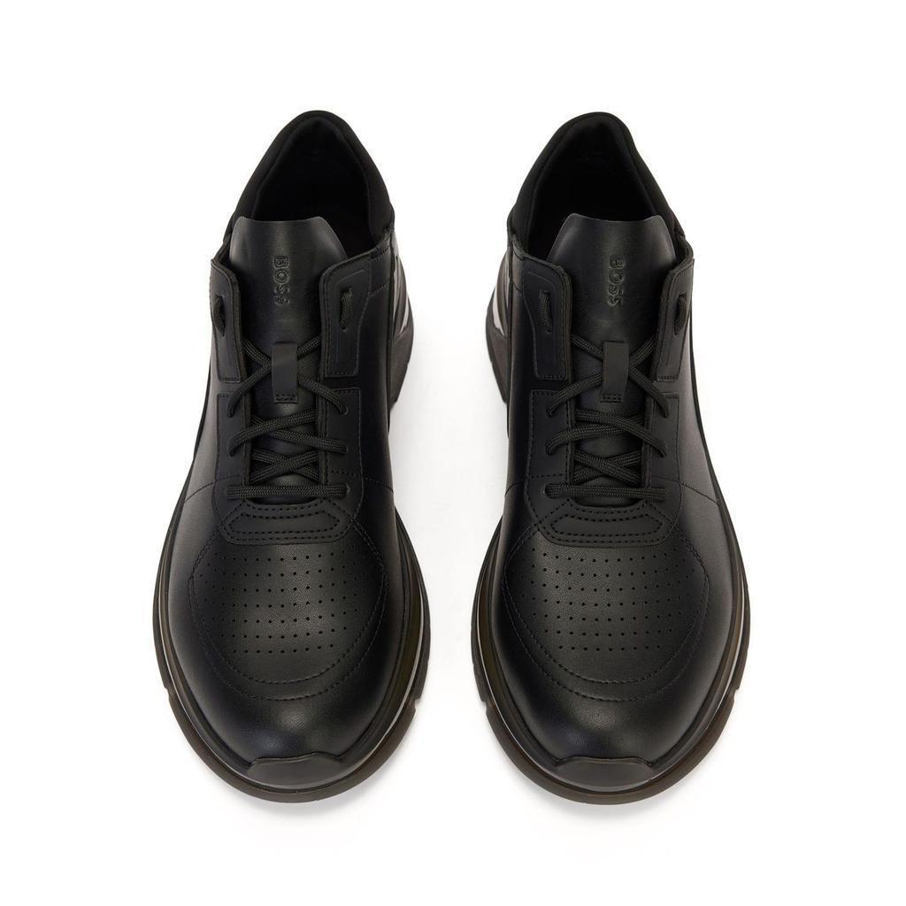 Boss Mens Netroit Leather Running Shoes