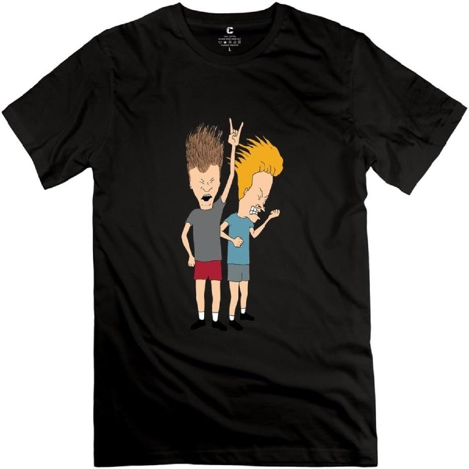 

Men s Beavis And Butt-head T-shirt - L Black XXXXXL чорний