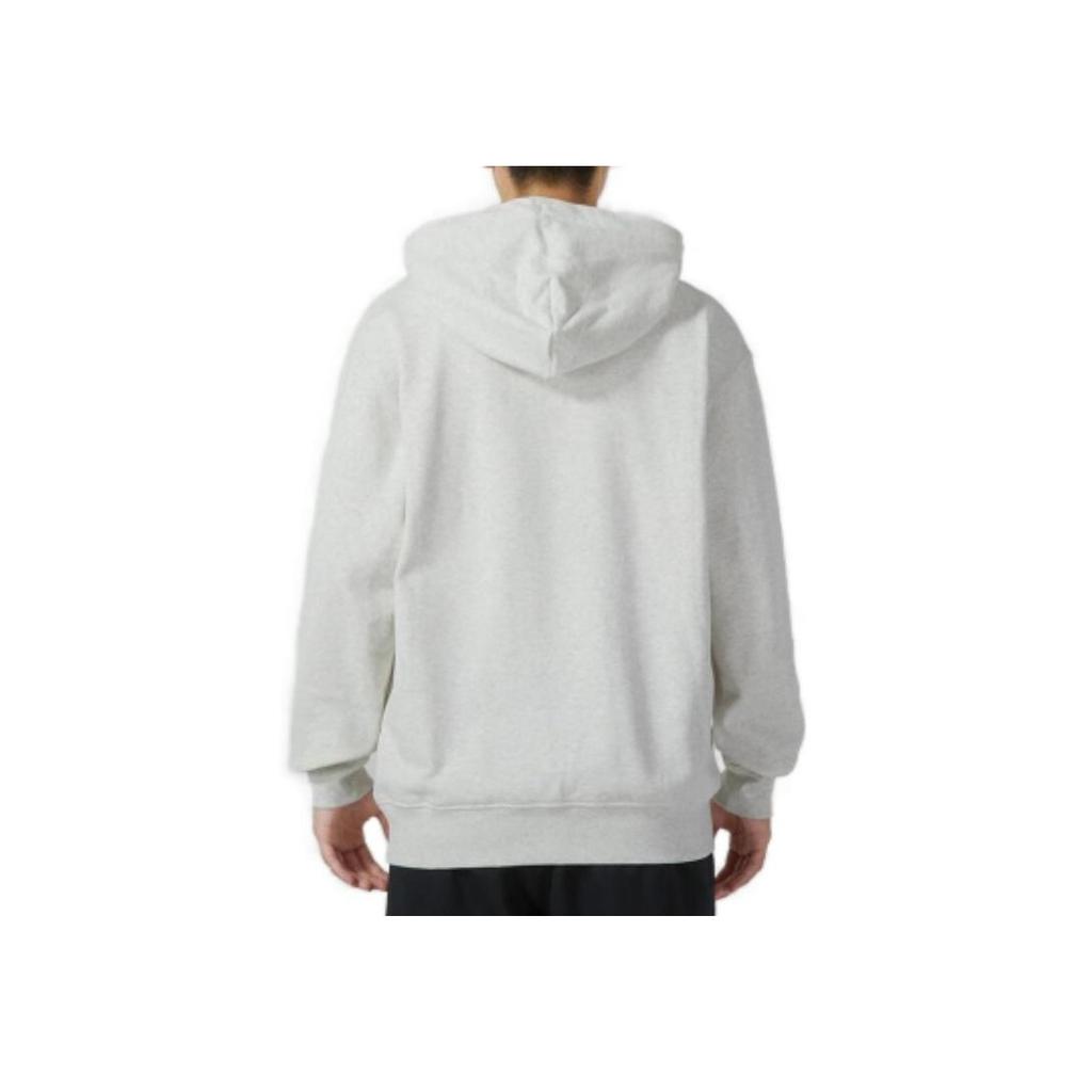 Jordan Logo Embroidered Drawstring Hooded Fleece Casual French Terry Loose Sweatshirt Men sweatshirt Khaki DQ7339-201