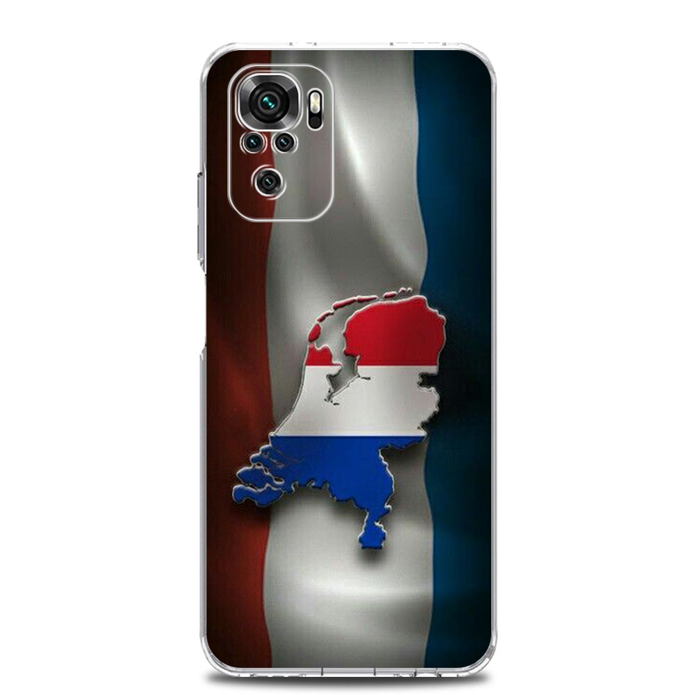 Phone Case For Xiaomi Redmi Note 15 14 13 12 4G 10 11 Pro Plus 5G 14C 13C 12C 10C Clear Soft TPU Cover Dutch Flag