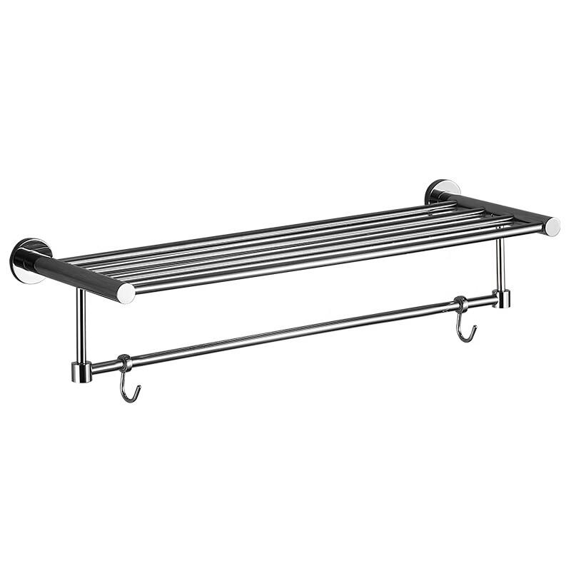 Bathroom Towel Rack with Hooks