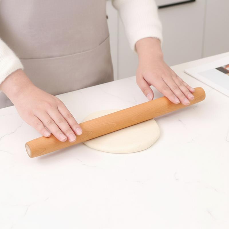 Wooden Rolling Pin Make Pasta Dumplings Fondant Biscuit Cake Tools Pastry Roll Dough Roller Kitchen Tools