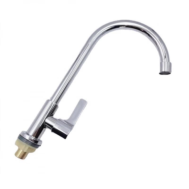 TLXT Stainless Steel Rotatable Single Cold Kitchen Faucet