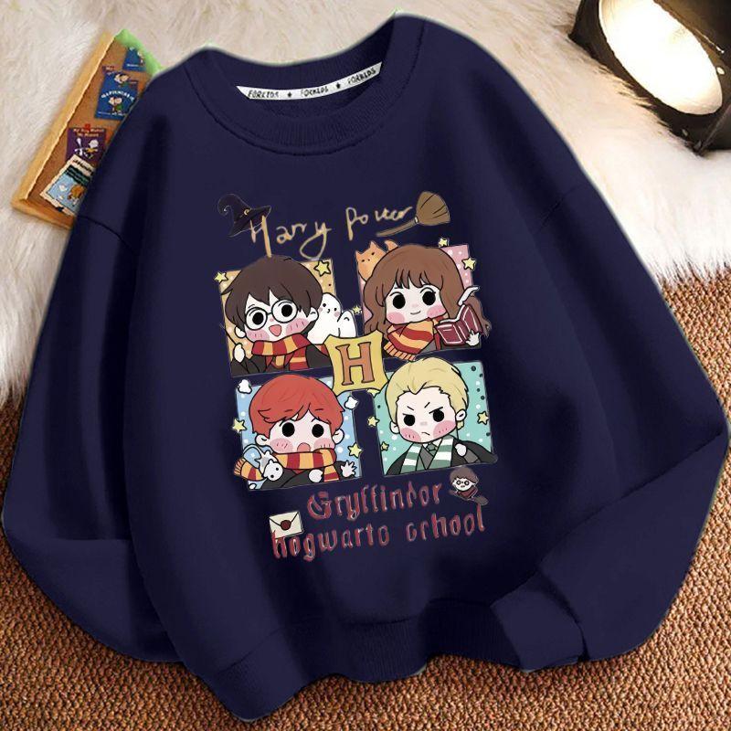 Cute Children's Sweatshirts, Long-sleeved Casual Sweatshirts for Boys and Girls Spring and Autumn