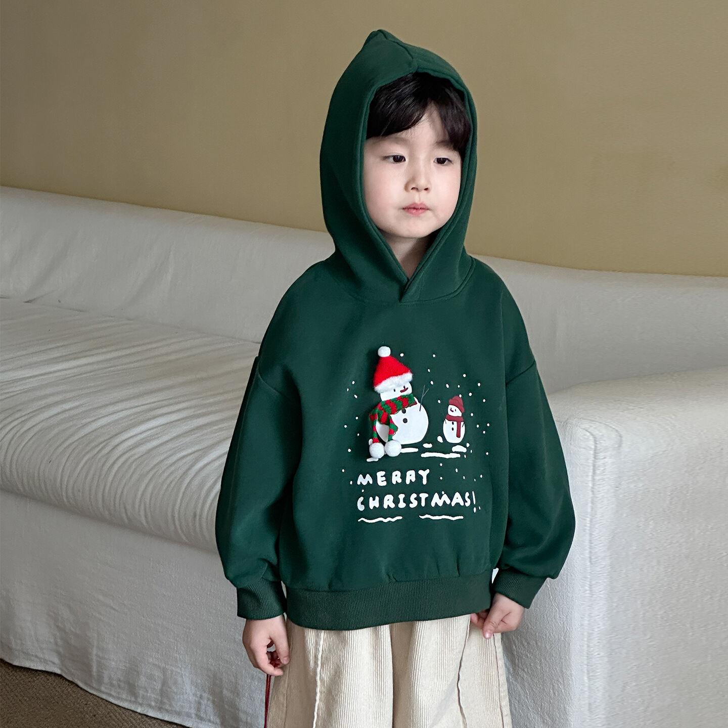 

Loose Long Sleeve Children s Hoodie Unisex Cotton Winter Clothes for Kids Baby Spring Autumn Wear New 2025 Style Christmas 100