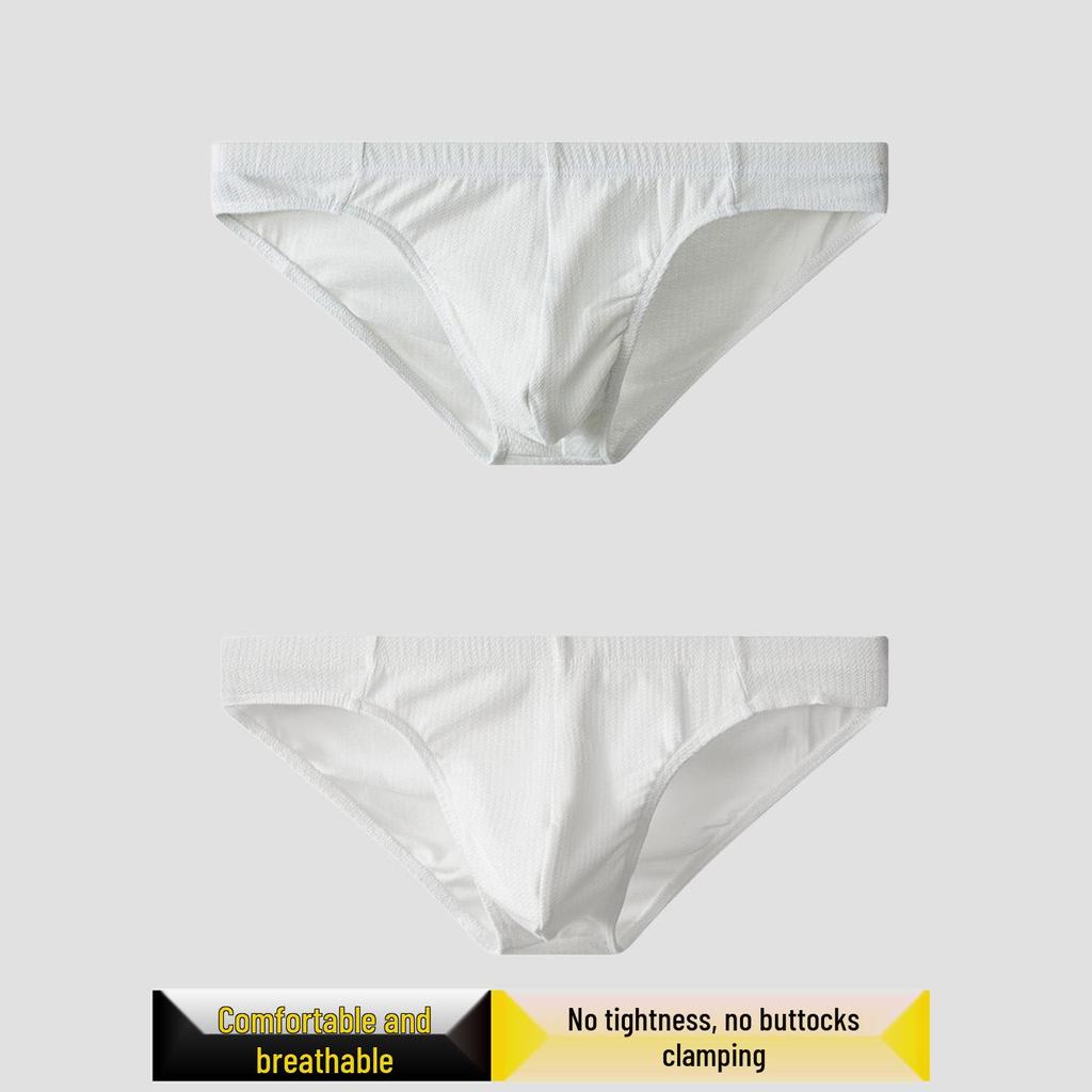 Herren Baumwolle Atmungsaktive Dreiecksslips - Sexy U-Pouch, Einfarbig, Sportlich & Bequem.