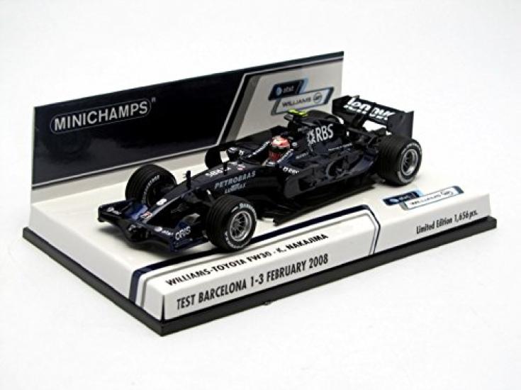 Minichamps DP W Toyota FW30 Kazuki Nakajima Barcelona Test 2008 Completed Product 1/43