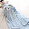 Newborn Baby Hooded Towels Kids Bathrobe Super Soft Bath Towel Blanket Warm Sleeping Wrap for Infant Boys Girls