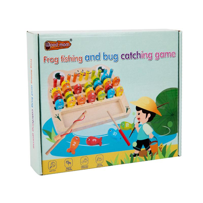 

Wooden Magnetic Number & Letter Fishing Toy for Kids – Early Education & Hand-Eye Coordination Training