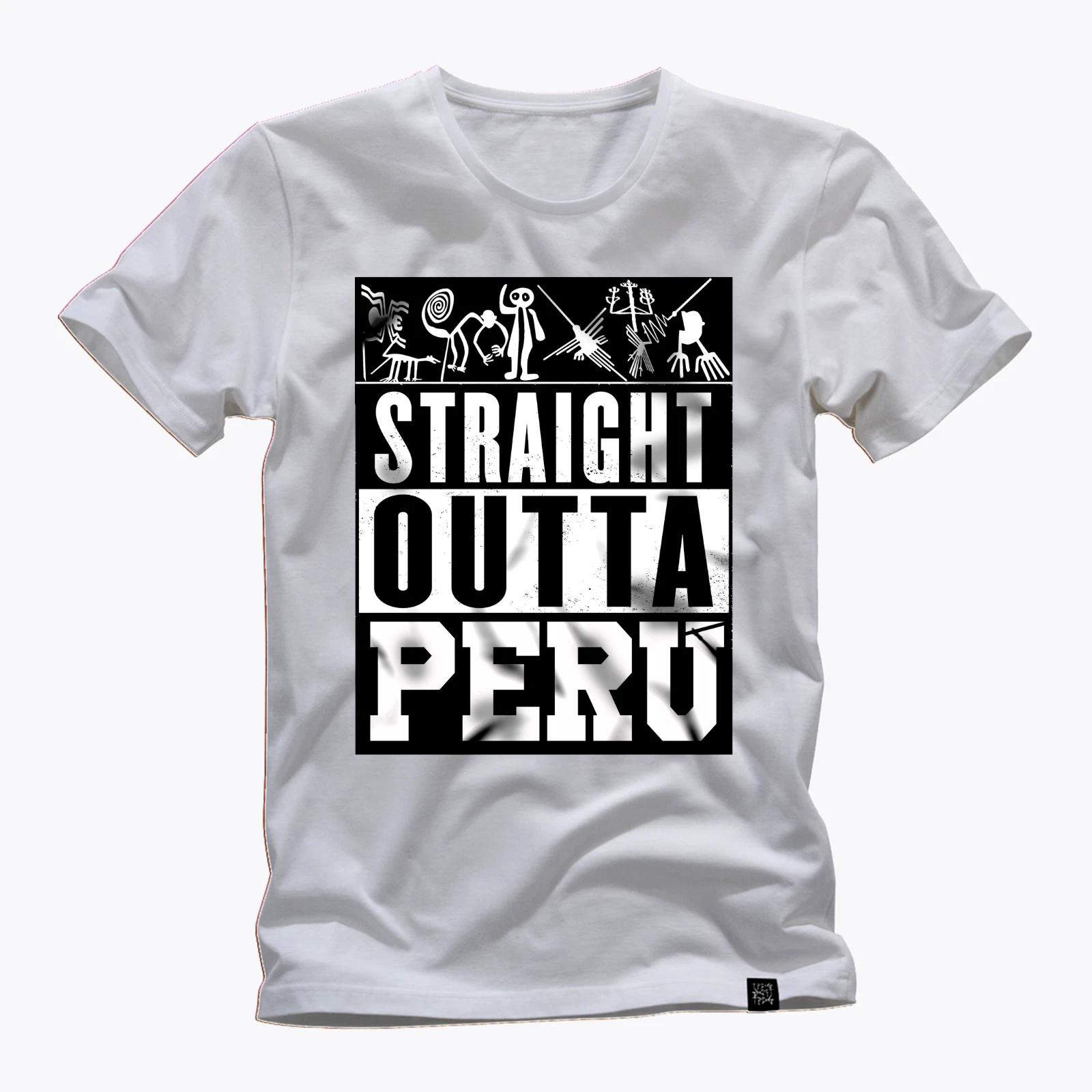 straight outta peru trendy AWESOME PERUVIAN pride GRAPHIC T SHIRT 3XL
