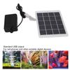3W 5V Solar Oxygen Pump Polysilicon Solar Water Air Pump Portable Solar Oxygen Aerator  Pond,