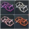 KRSEC Mountain Bike DU Bearing Pedals, Road Bike CNC Aluminum Alloy Pedals with Pins, Sealed Bearings
