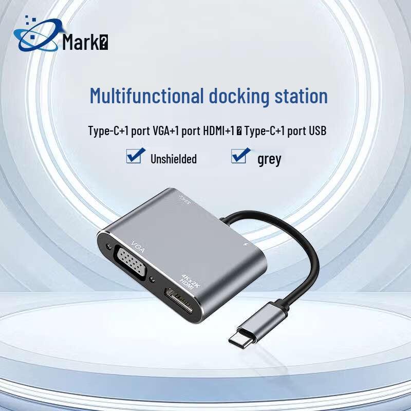 

Biaoqi USB-C to HDMI VGA Multiport Adapter Hub