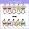 Zabawny i ekscentryczny nadmuchiwany kostium zapaśnika sumo idealny na imprezy i cosplay
