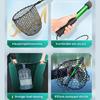 Anti Tangles Silicones Meshes Fishing Net Light Weight Aluminum Alloys Retractable Handle For Outdoor Lover