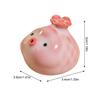 Funny Cartoon Bubble Fish Bubbling Tea Pet Spit Bubbles Reusable Ceramic Tea Cup Gift Pink Tea Figurine for Tea Lovers