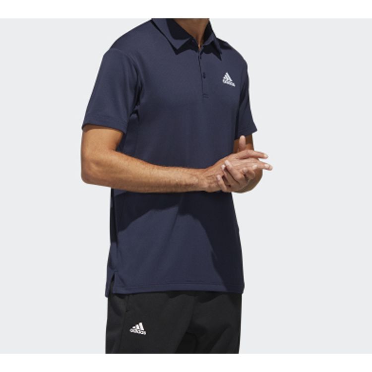 Adidas Performance Fit Tennis Polo Shirt Men Tops Blue FS3777