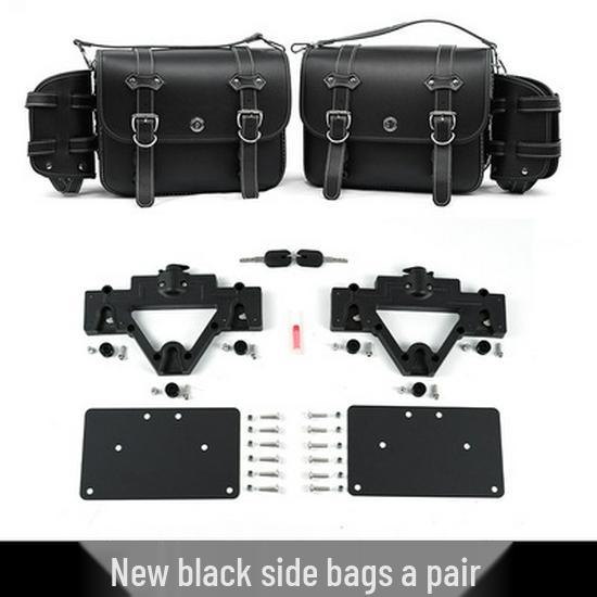 CFMOTO 450clc Upgrade: Anti-Fall Bumper, Retro Side Bag, Helmet Bag, Foldable Backrest, Luggage Rack
