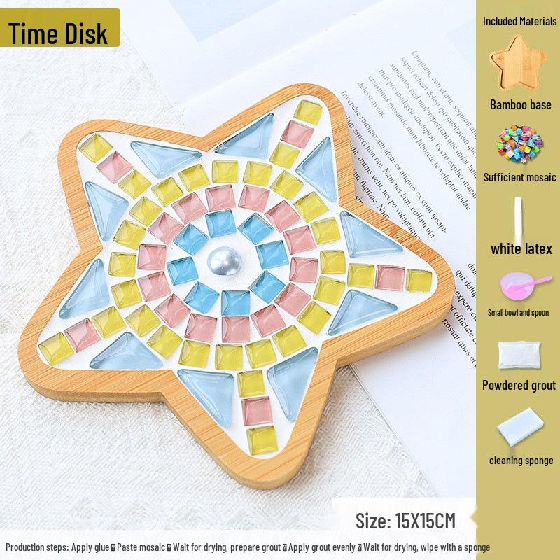 DIY Mosaic Coaster Kit for Kids: Creative Father's Day Craft