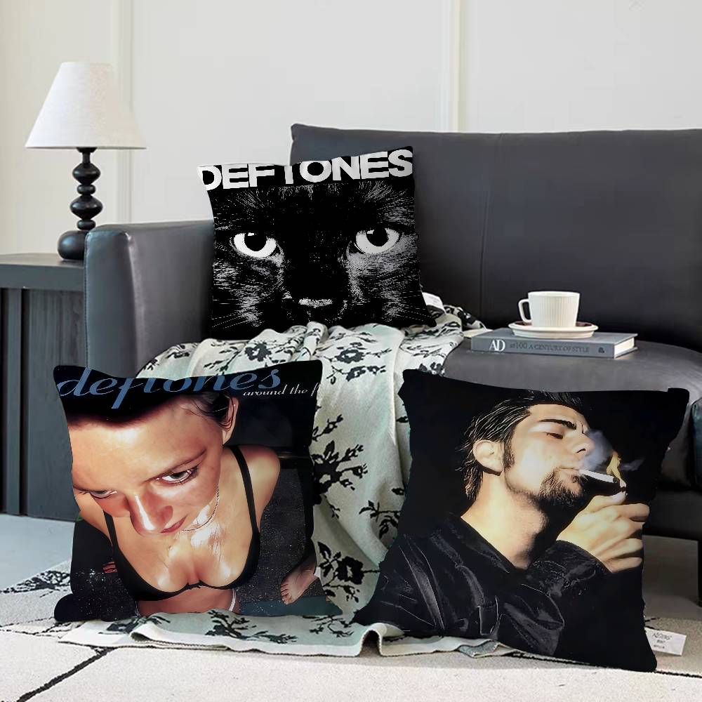 Deftones Music Pillow Cover Sofa Cushion Cover Home Room Decoration Children Gift