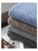 Men's Pure Wool Diamond Pattern Round Neck Loose Knit Sweater - Autumn/Winter Pullover